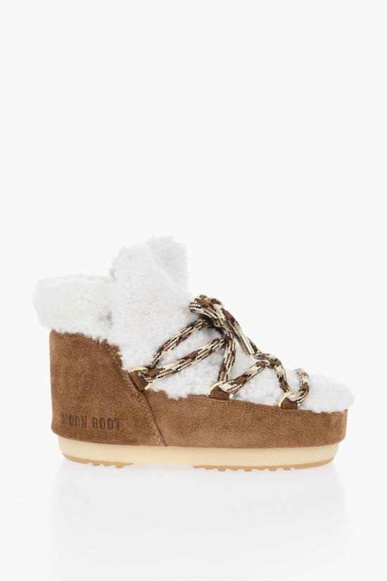  [키즈] 문부츠 미들 부츠 146009 00 001K White - MOON BOOT