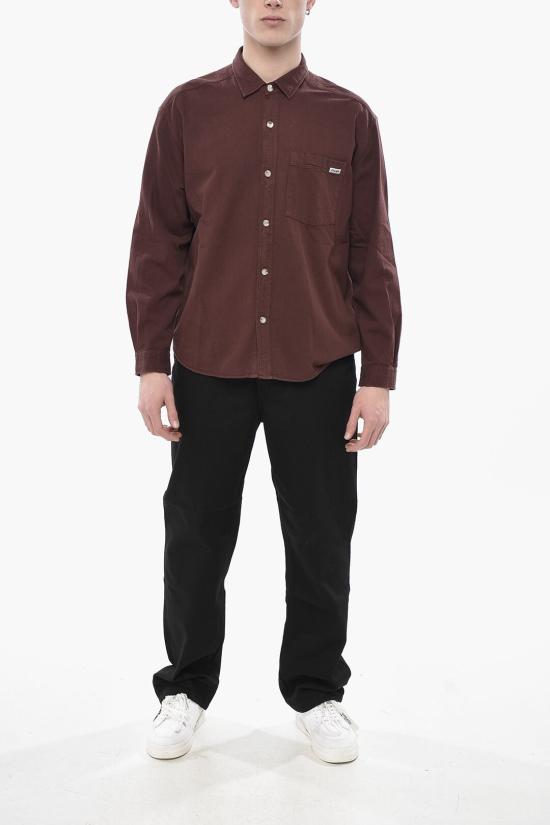  폴라 스케이트 긴팔 셔츠 PSC F23 11 WINE Burgundy - POLAR SKATE
