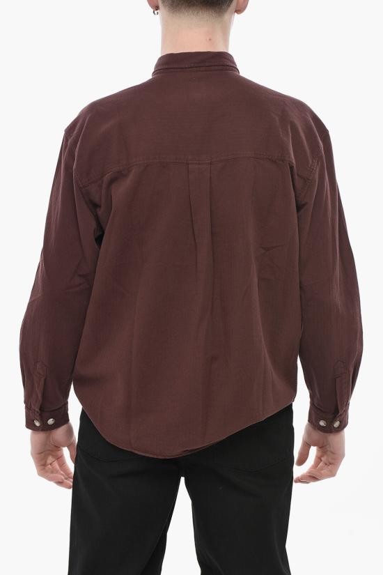  폴라 스케이트 긴팔 셔츠 PSC F23 11 WINE Burgundy - POLAR SKATE