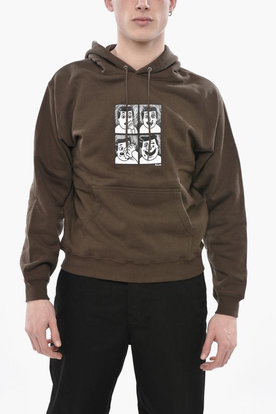  폴라 스케이트 후드 티셔츠 PSC F23 43 BROWN Brown