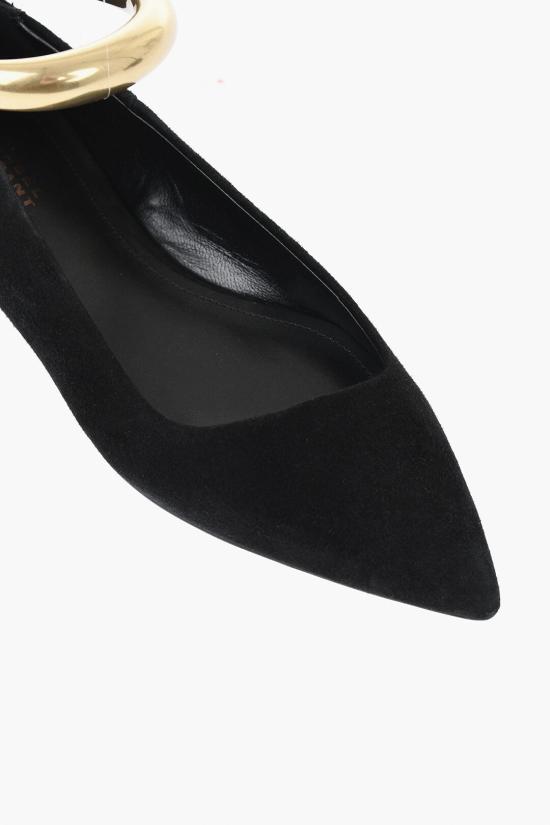  이자벨마랑 플랫 슈즈 BN0009FA B3A24S BLACK GOLD Black - ISABEL MARANT