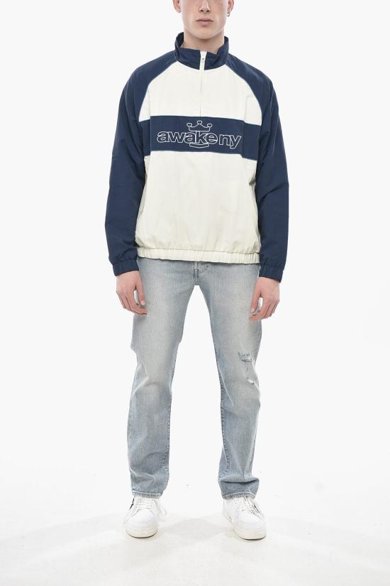  어웨이크 NY 자켓 AWK SP24 OT008 OFF WHITE Blue - AWAKE NY