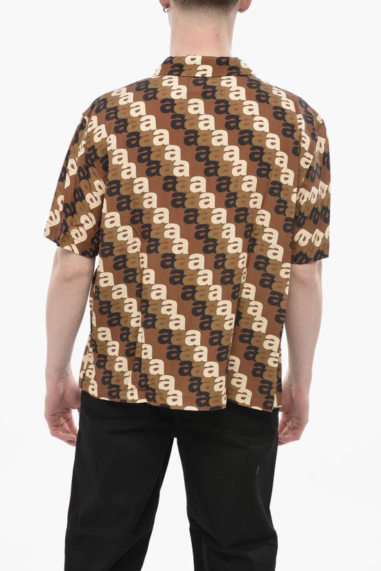  어웨이크 NY 긴팔 셔츠 AWK SP24 TP005 BROWN MULTI Brown - AWAKE NY