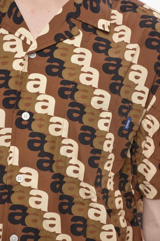  어웨이크 NY 긴팔 셔츠 AWK SP24 TP005 BROWN MULTI Brown - AWAKE NY