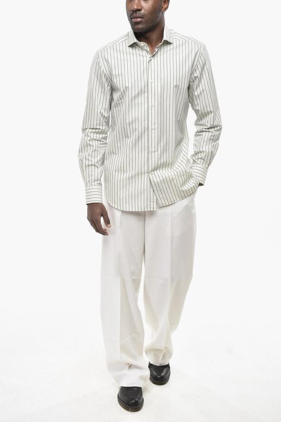  꼬르넬리아니 긴팔 셔츠 84P102 9811344 051 Green - CORNELIANI