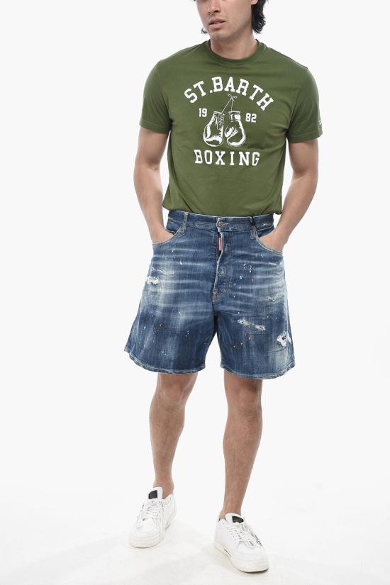  디스퀘어드2 숏팬츠 S71MU0797 S30872 470 Blue - DSQUARED2