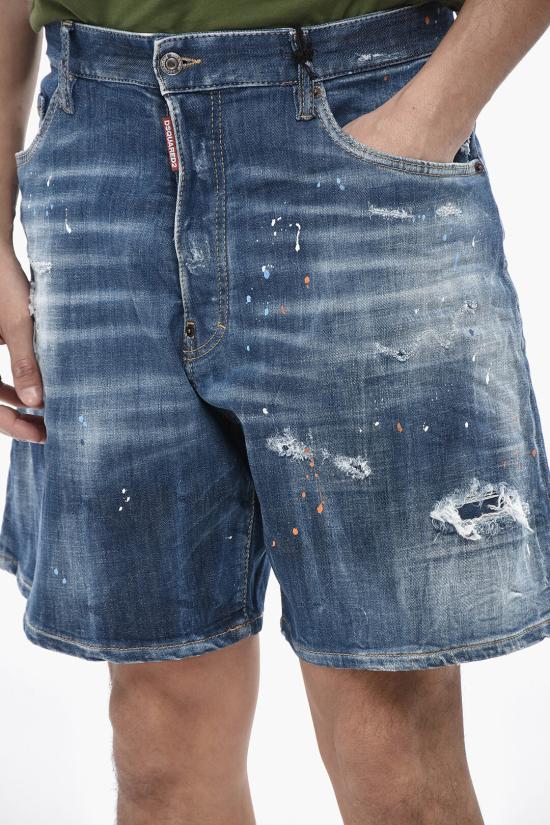  디스퀘어드2 숏팬츠 S71MU0797 S30872 470 Blue - DSQUARED2