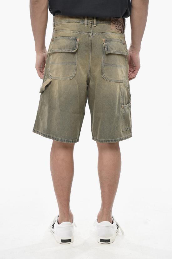  쿨투라 데님 숏팬츠 A057SAND Blue - CULTURA