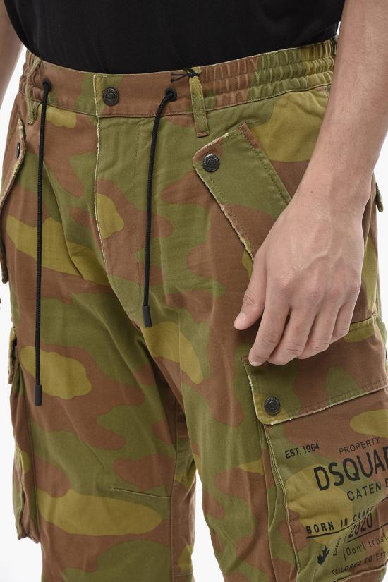  디스퀘어드2 카고 팬츠 S74KB0470 S53306 001F Green - DSQUARED2