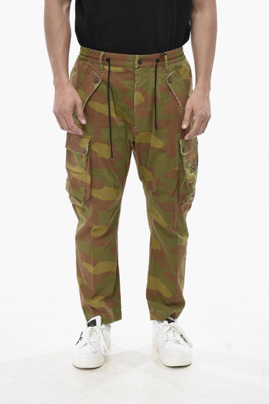  디스퀘어드2 카고 팬츠 S74KB0470 S53306 001F Green