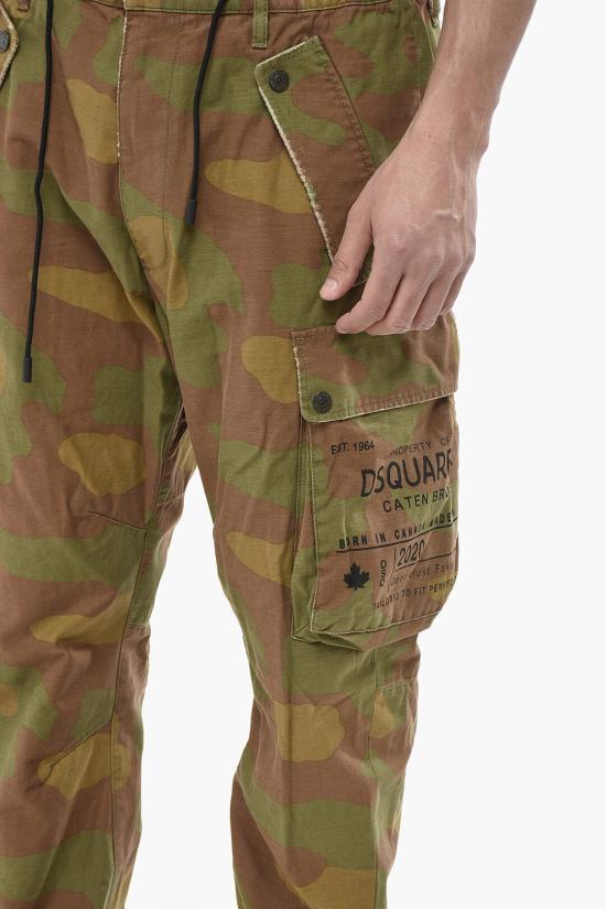  디스퀘어드2 카고 팬츠 S74KB0470 S49605 001F Green - DSQUARED2