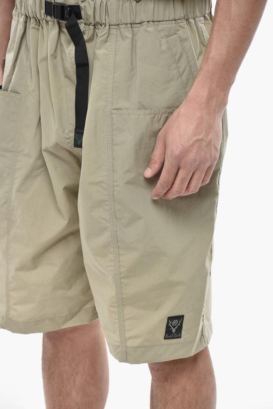  사우스투웨스트에잇 숏팬츠 OT481A GREY BEIGE Green - SOUTH2 WEST8