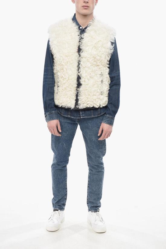  디스퀘어드2 데님 자켓 S71FB0458 S30309 470 Bianco Blu - DSQUARED2