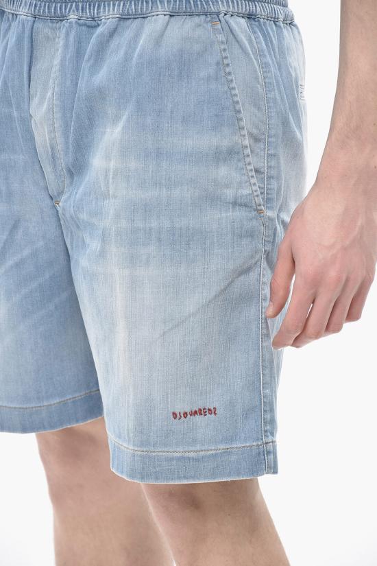  디스퀘어드2 데님 숏팬츠 S74MU0823 S30341 470 Blue - DSQUARED2