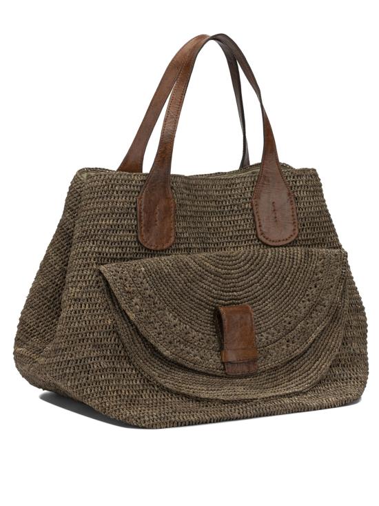 26SS 이벨리브 토트백 LAZA IIDARK TEA Brown - IBELIV