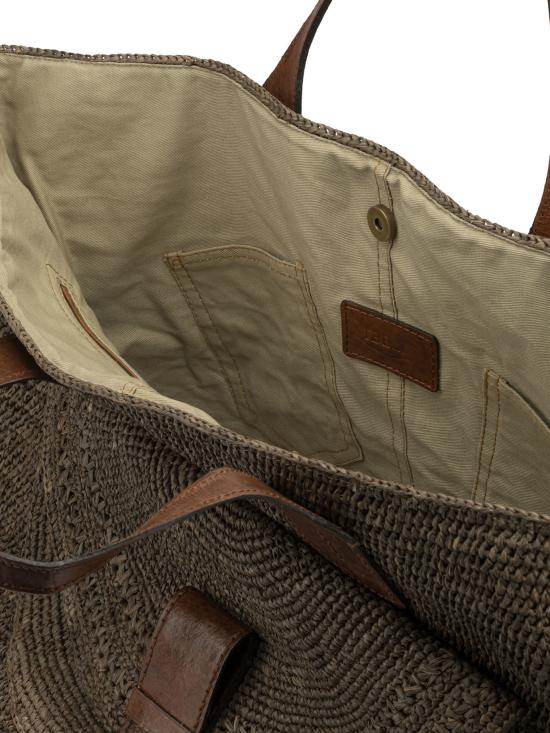 26SS 이벨리브 토트백 LAZA IIDARK TEA Brown - IBELIV