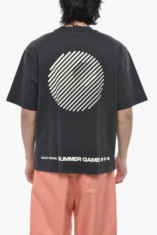  썸머 게임 반팔 티셔츠 SG2410107JETBLACK Black - SUMMER GAMES