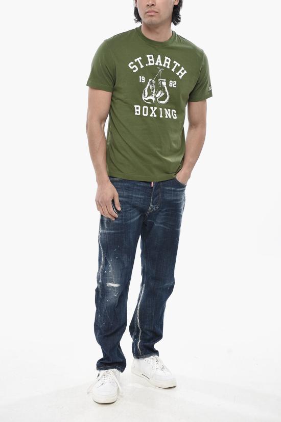  세인트바쓰 반팔 티셔츠 TSHM00102254H Green - MC2 SAINT BARTH
