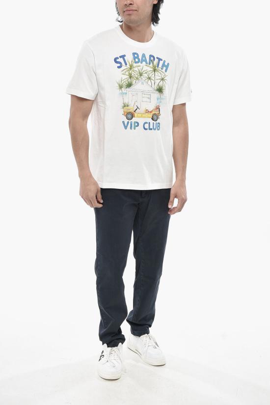 세인트바쓰 반팔 티셔츠 TSHM00102836H White - MC2 SAINT BARTH