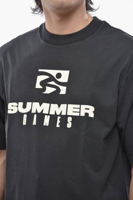  썸머 게임 반팔 티셔츠 SG2410101JETBLACK Black - SUMMER GAMES