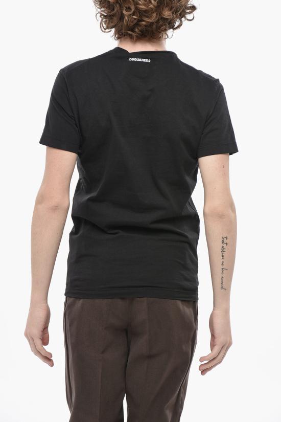  디스퀘어드2 반팔 티셔츠 S78GD0019 S20694 900 Black - DSQUARED2