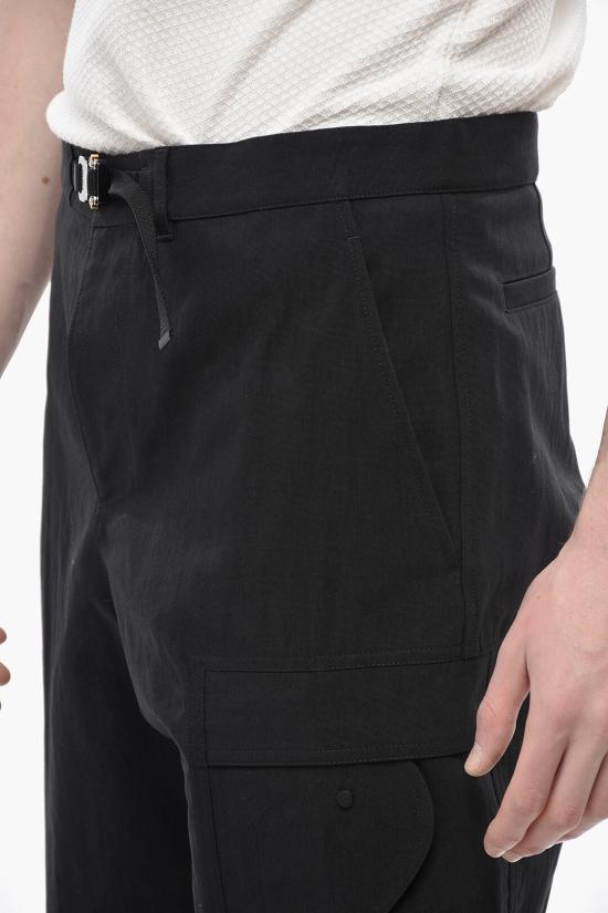  디올 카고 팬츠 443C136A5851 900 Black - DIOR