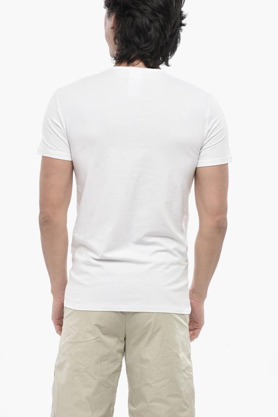  베르사체 반팔 티셔츠 AU10193 A232741 A40I Bianco Blu - VERSACE