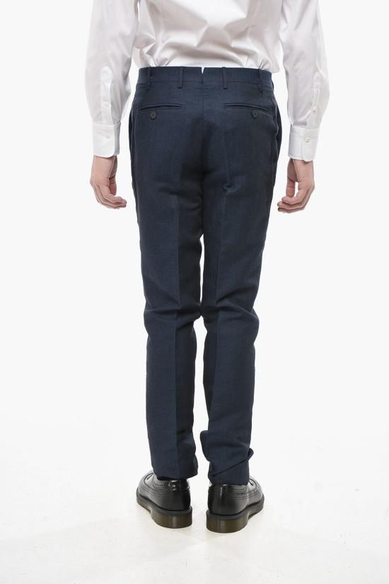  꼬르넬리아니 스트레이트 팬츠 795279 5104333Z006 Blue - CORNELIANI