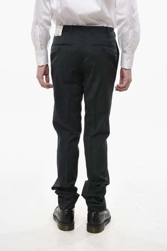  꼬르넬리아니 스트레이트 팬츠 775279 6287325 026 Black - CORNELIANI