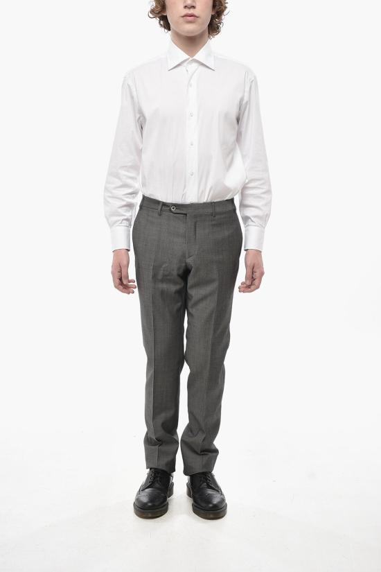  꼬르넬리아니 스트레이트 팬츠 815264 6288162 024 Gray - CORNELIANI