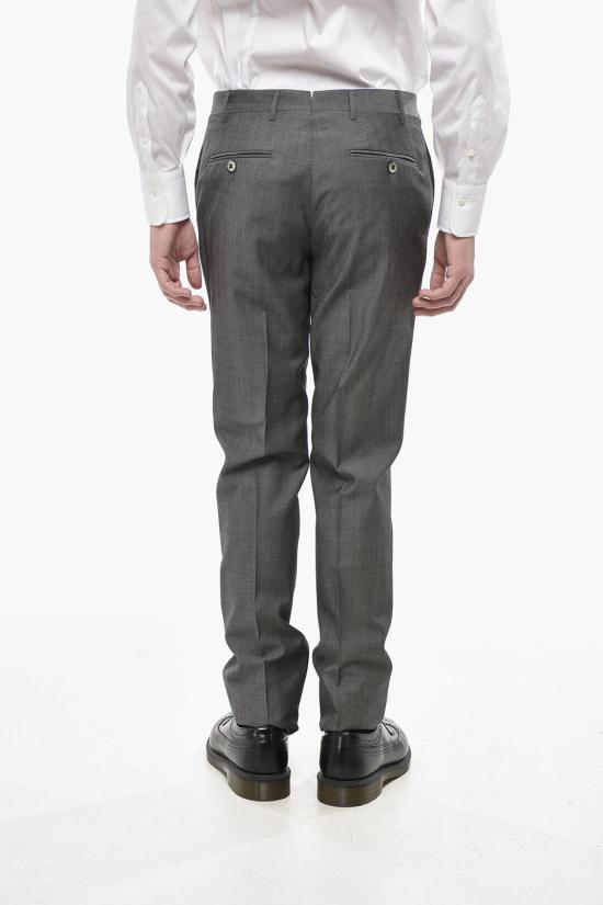  꼬르넬리아니 스트레이트 팬츠 815264 6288162 024 Gray - CORNELIANI