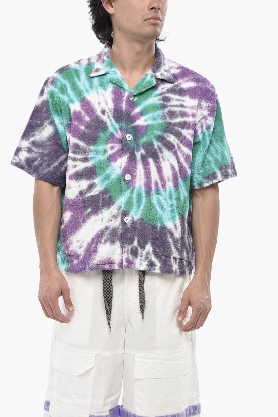  사우스투웨스트에잇 긴팔 셔츠 OT515A GREEN PURPLE Green