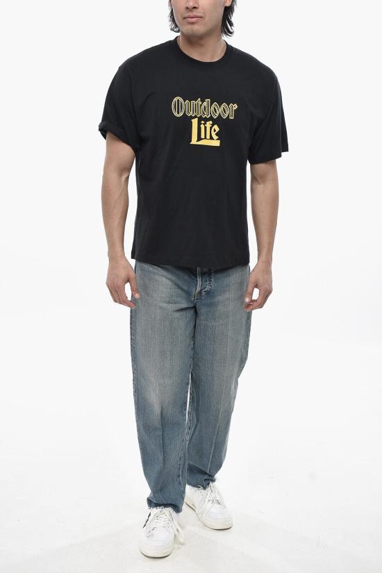  스톡홀름 서프보드 클럽 반팔 티셔츠 U1000035BLACK Black - STOCKHOLM SURFBOARD CLUB