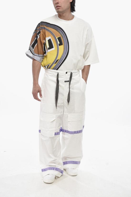  캐피탈 스트레이트 팬츠 K2404LP160WHTXPURPLE White - KAPITAL