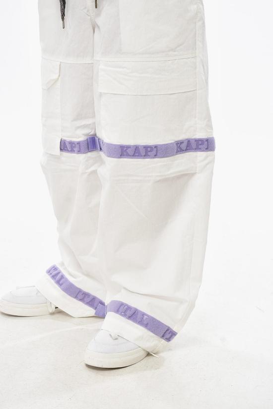  캐피탈 스트레이트 팬츠 K2404LP160WHTXPURPLE White - KAPITAL