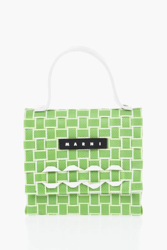  마르니 숄더백 M01482 M00IW 0MC71 Bianco Verde