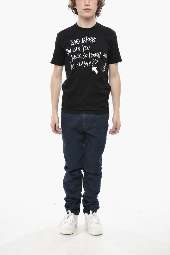  디스퀘어드2 반팔 티셔츠 S71GD1299S23009900 Black - DSQUARED2