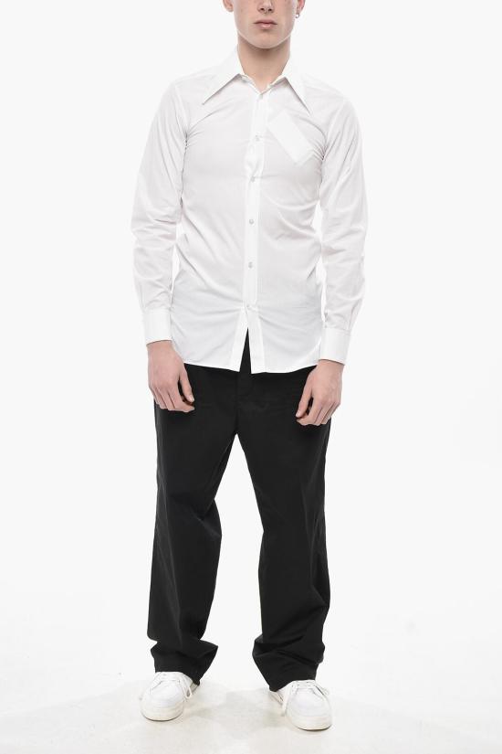  마르지엘라 긴팔 셔츠 S67DT0003 S43001 100 White - MAISON MARGIELA