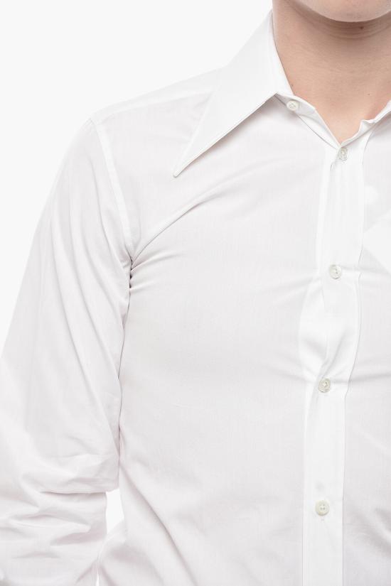  마르지엘라 긴팔 셔츠 S67DT0003 S43001 100 White - MAISON MARGIELA