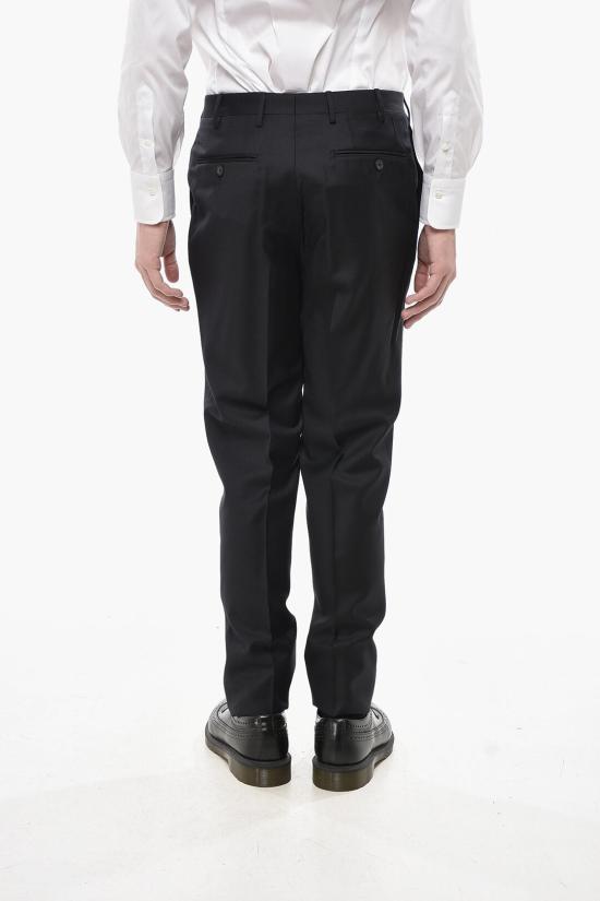 꼬르넬리아니 스트레이트 팬츠 765Z2Z 4838154 001 Blue - CORNELIANI