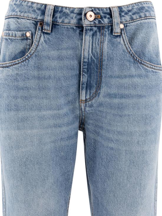 26SS 브루넬로 쿠치넬리 데님 팬츠 MA095P5847C8926 Light blue - BRUNELLO CUCINELLI