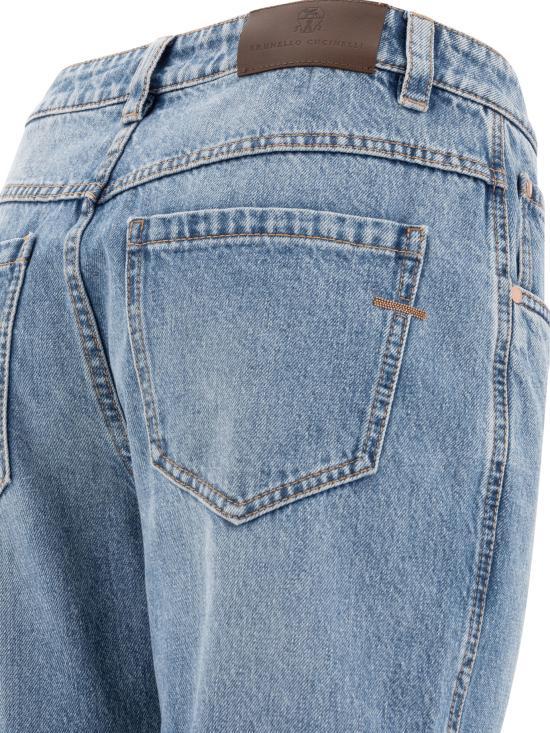 26SS 브루넬로 쿠치넬리 데님 팬츠 MA095P5847C8926 Light blue - BRUNELLO CUCINELLI