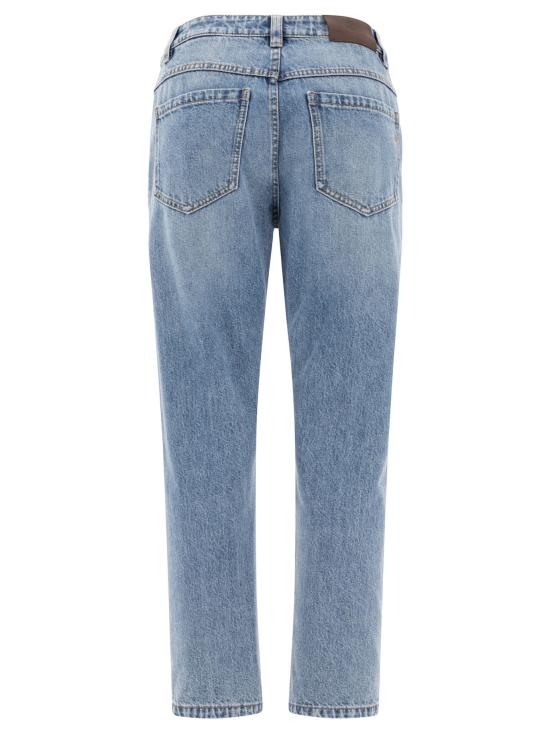 26SS 브루넬로 쿠치넬리 데님 팬츠 MA095P5847C8926 Light blue - BRUNELLO CUCINELLI