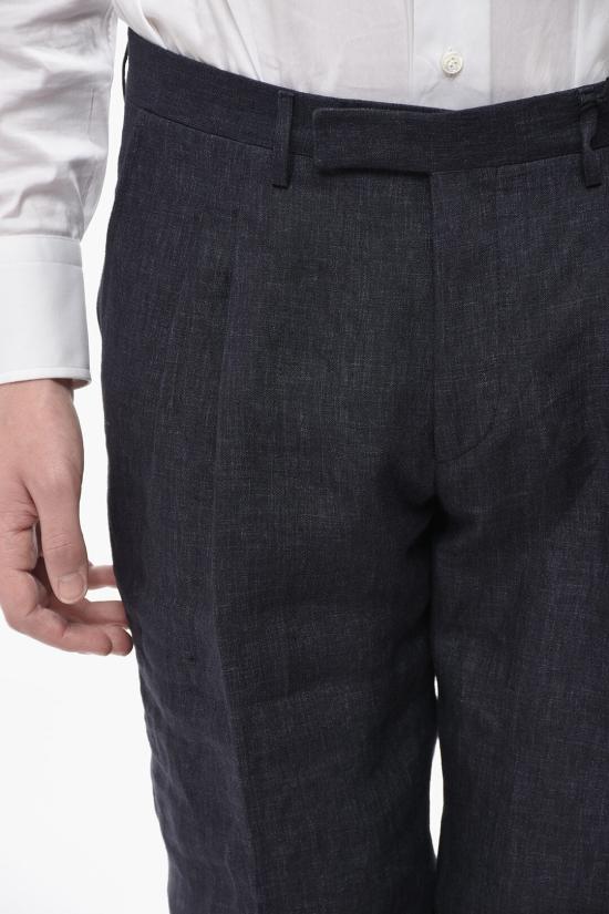  꼬르넬리아니 스트레이트 팬츠 874Z19 1164124 001 Midnight blue - CORNELIANI