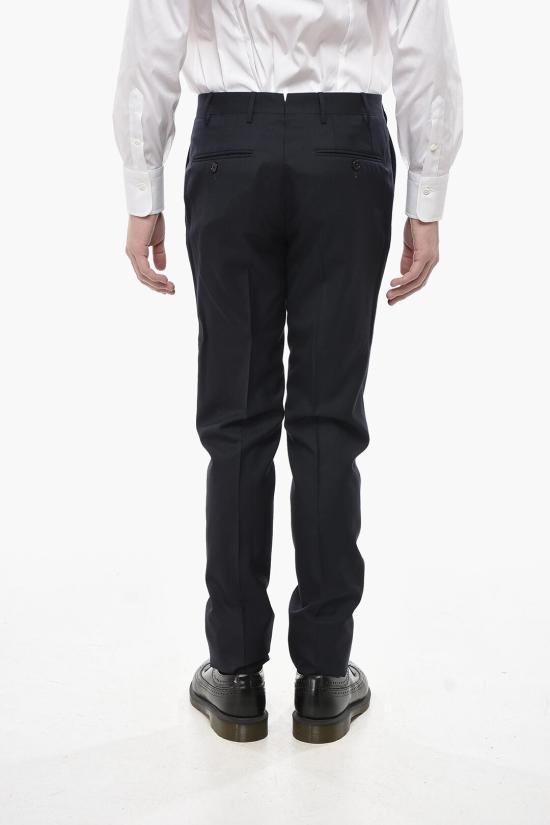  꼬르넬리아니 스트레이트 팬츠 825280 8818060 001 Blue - CORNELIANI
