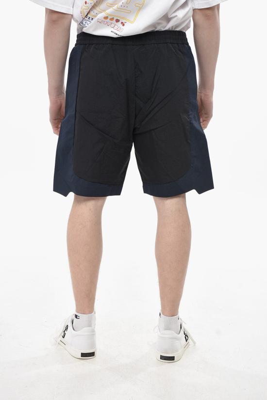  장 뤽 앰브리지 라벨 숏팬츠 JBMW049FA42BLK0007 Blue - J.L-A.L