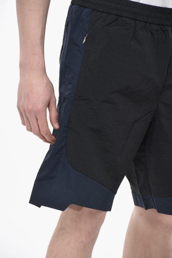  장 뤽 앰브리지 라벨 숏팬츠 JBMW049FA42BLK0007 Blue - J.L-A.L