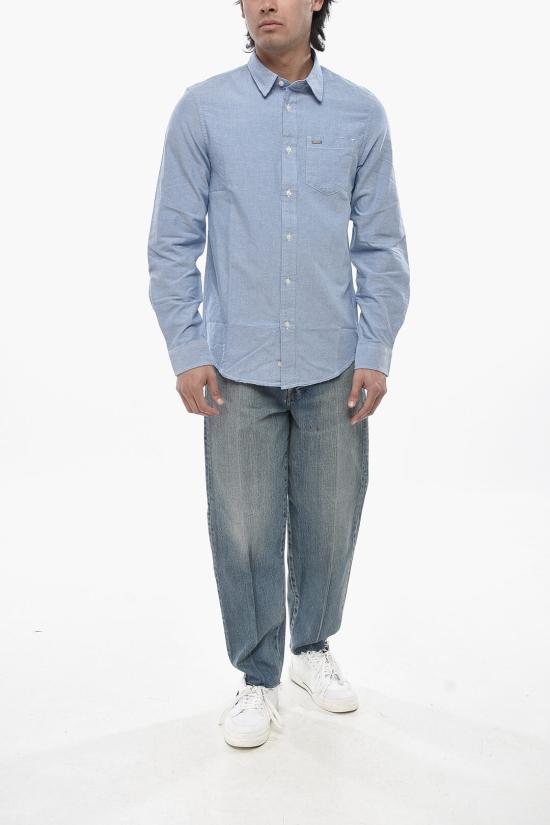  디젤 긴팔 셔츠 A16876 RPITZ 01 Light blue - DIESEL