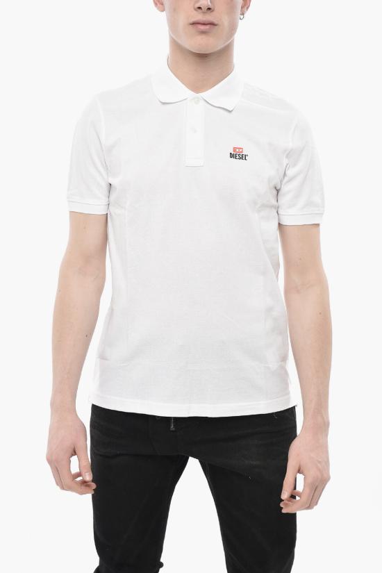  디젤 폴로 티셔츠 A12477 RBAWH 100 White