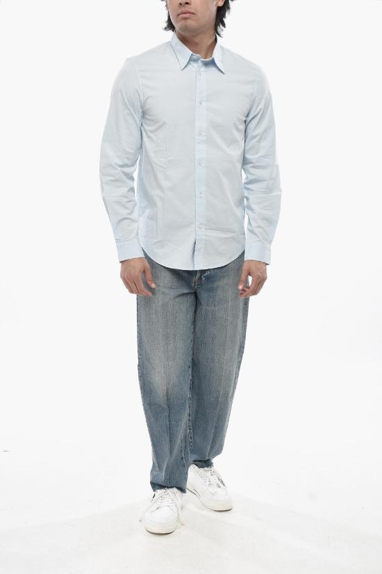  디젤 긴팔 셔츠 A14652 RKIAW 85W Light blue - DIESEL